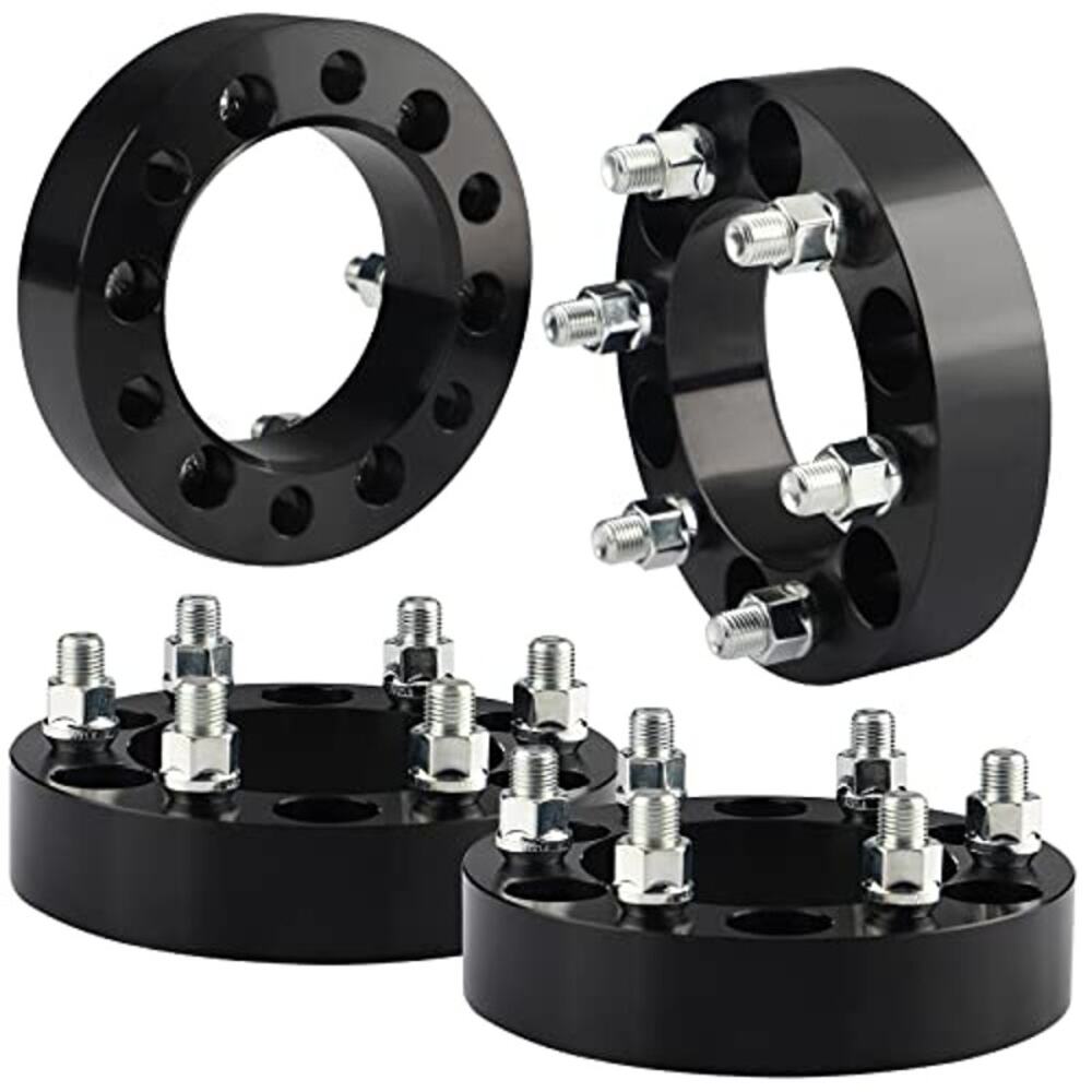 NWT EZISOE 1.5" 6x5.5 to 6x135 Wheel Spacers Adapters M14x1.5 Studs 108mm